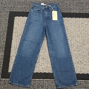 Levis High Loose Jeans Womens 27 Wide Straight Leg Relaxed Denim Classic NWT